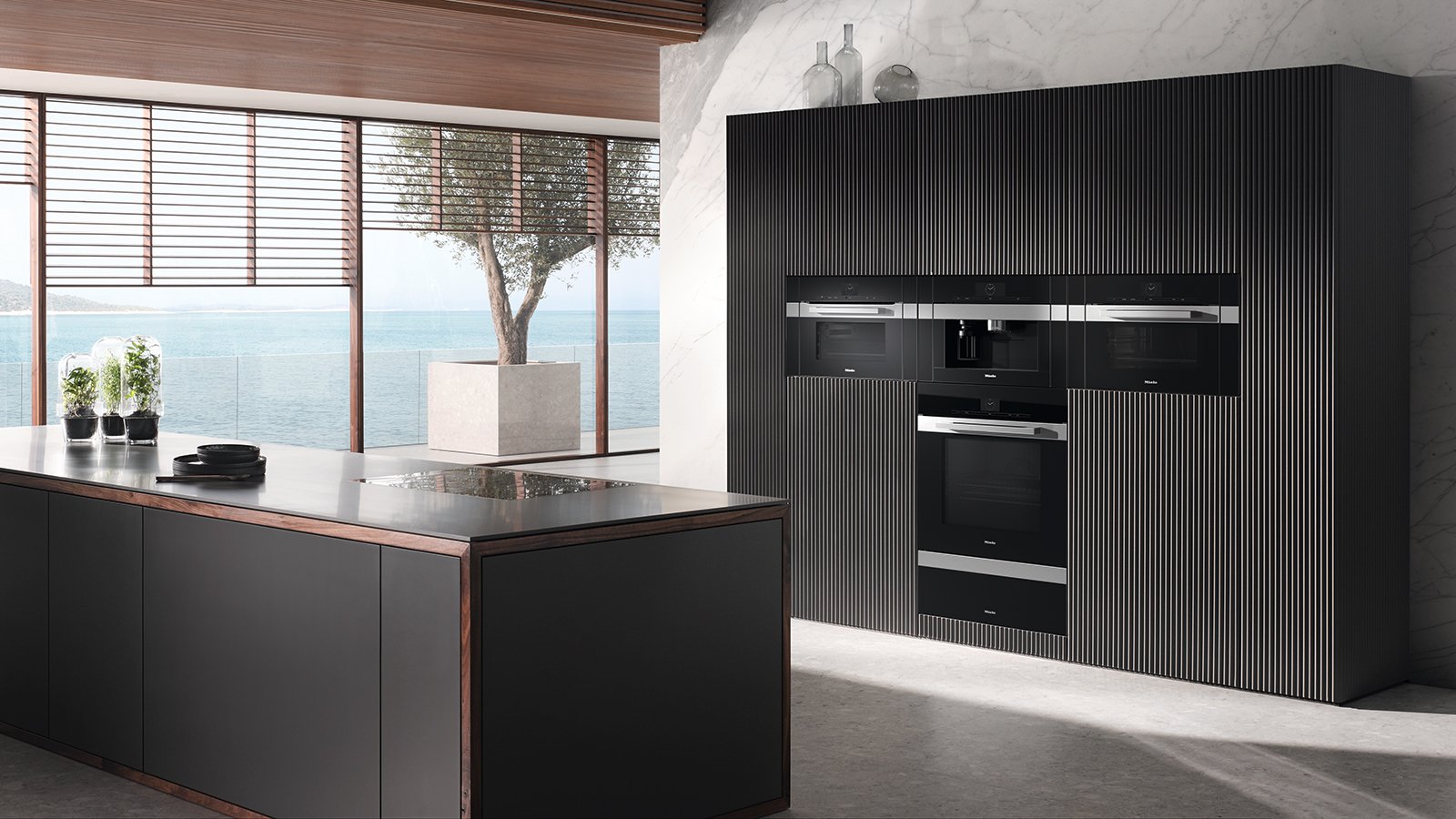 Kitchen with Miele appliances