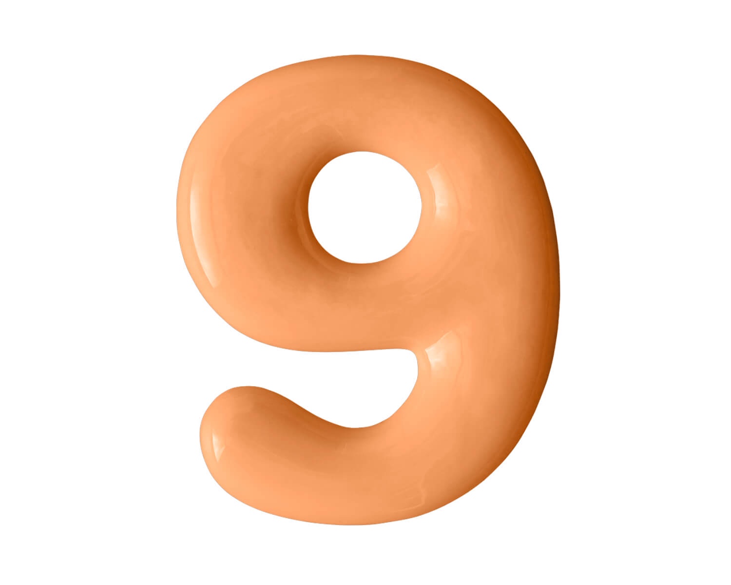 ceramic '9'