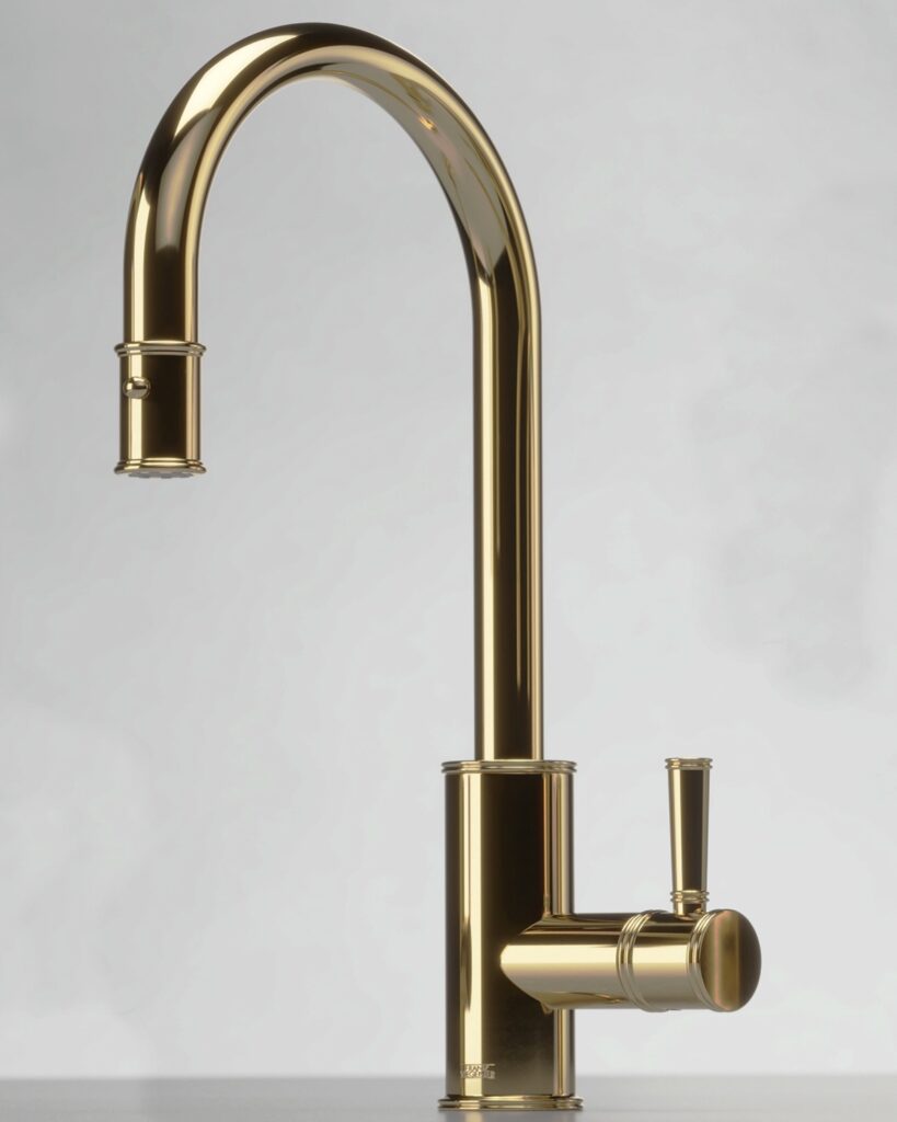 Classic Kitchen Faucet by Franz Viegener | Azure Magazine