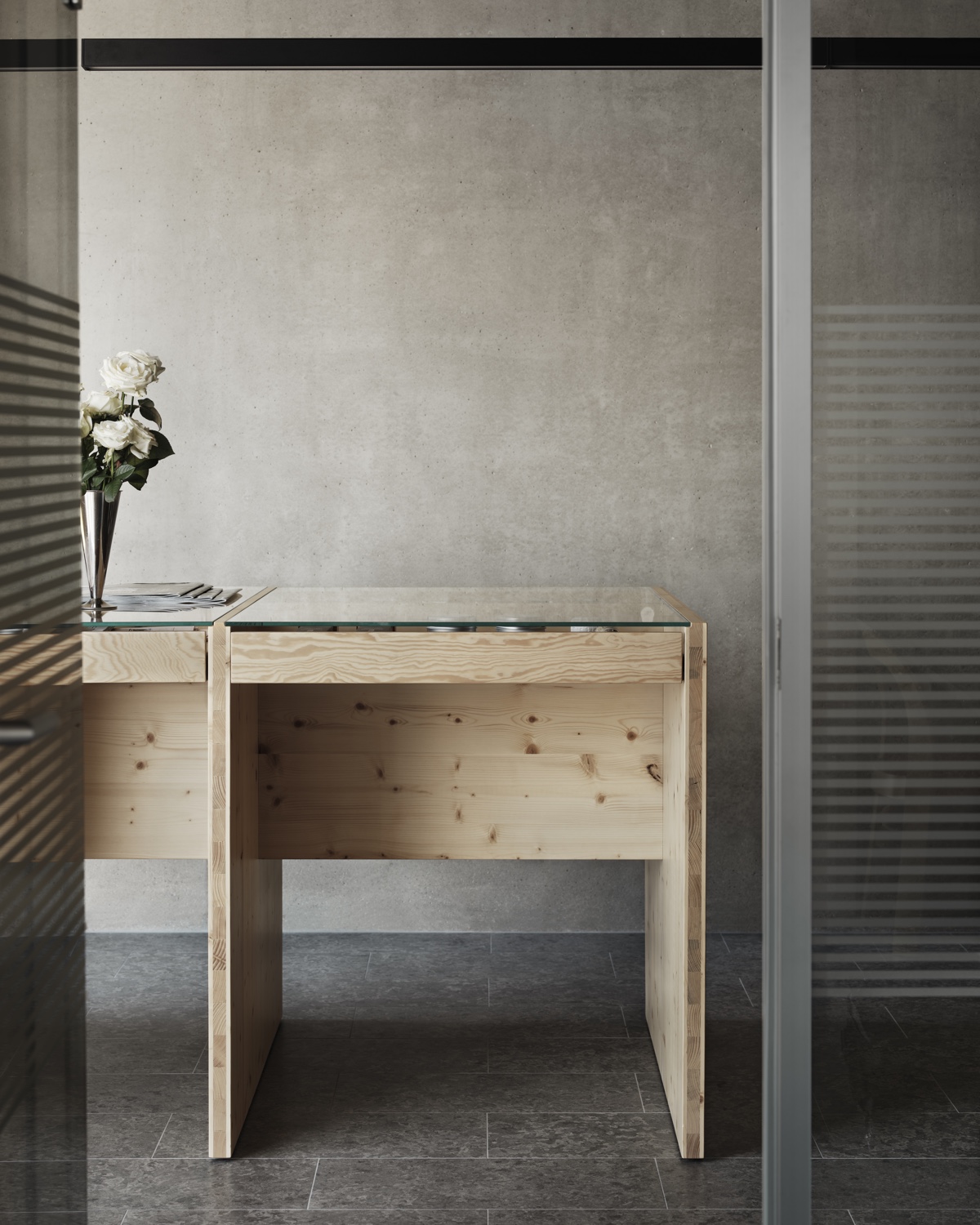 Moodbord Display Table by interior design studio Modesty Concept for Blå Station