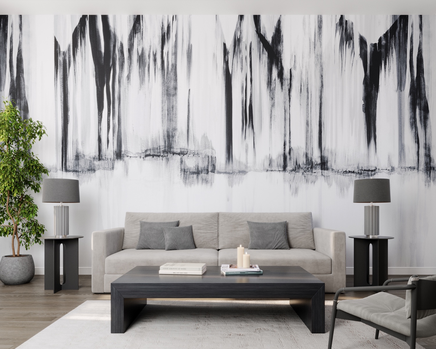Perspective Wallpaper Collection from Innovations includes Falls in Mist