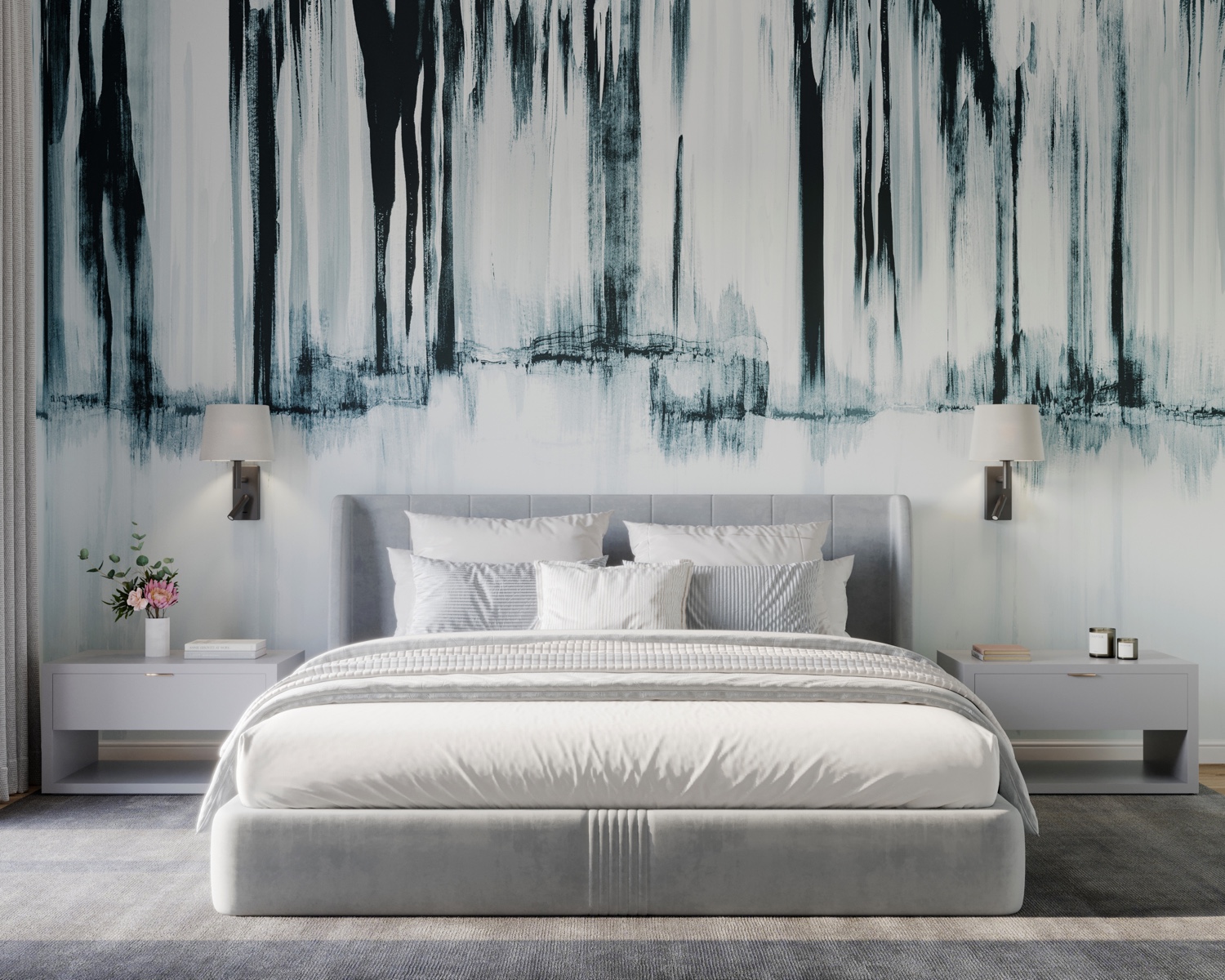 Perspective Wallpaper Collection from Innovations includes Falls in Stream