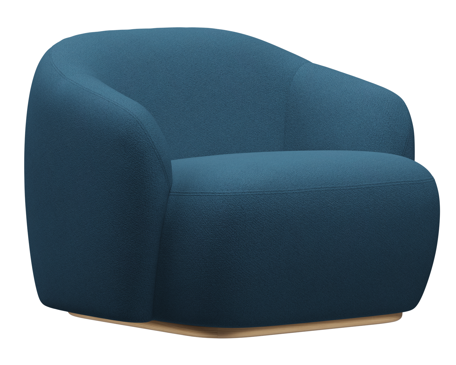 Navy blue armchair