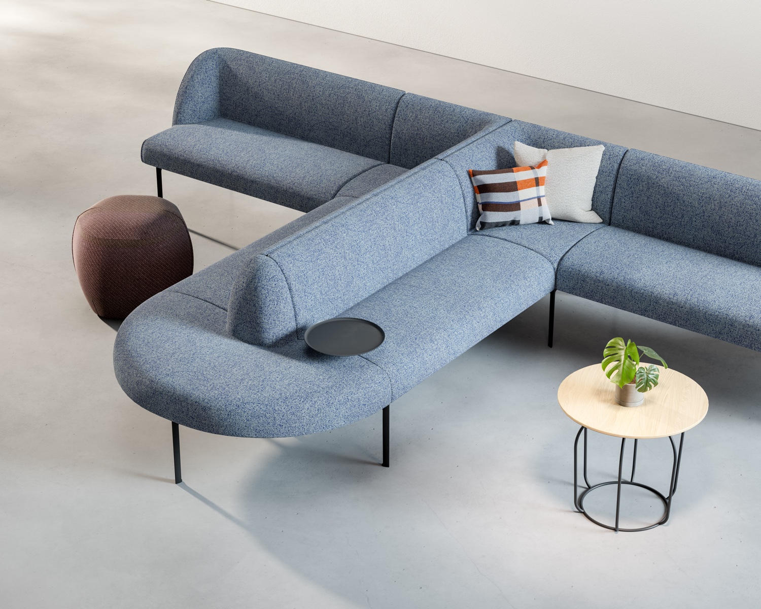 Blue sofa