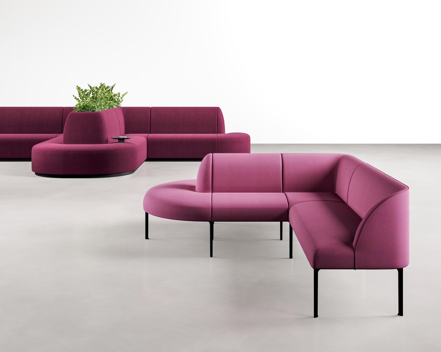 Pink sofa