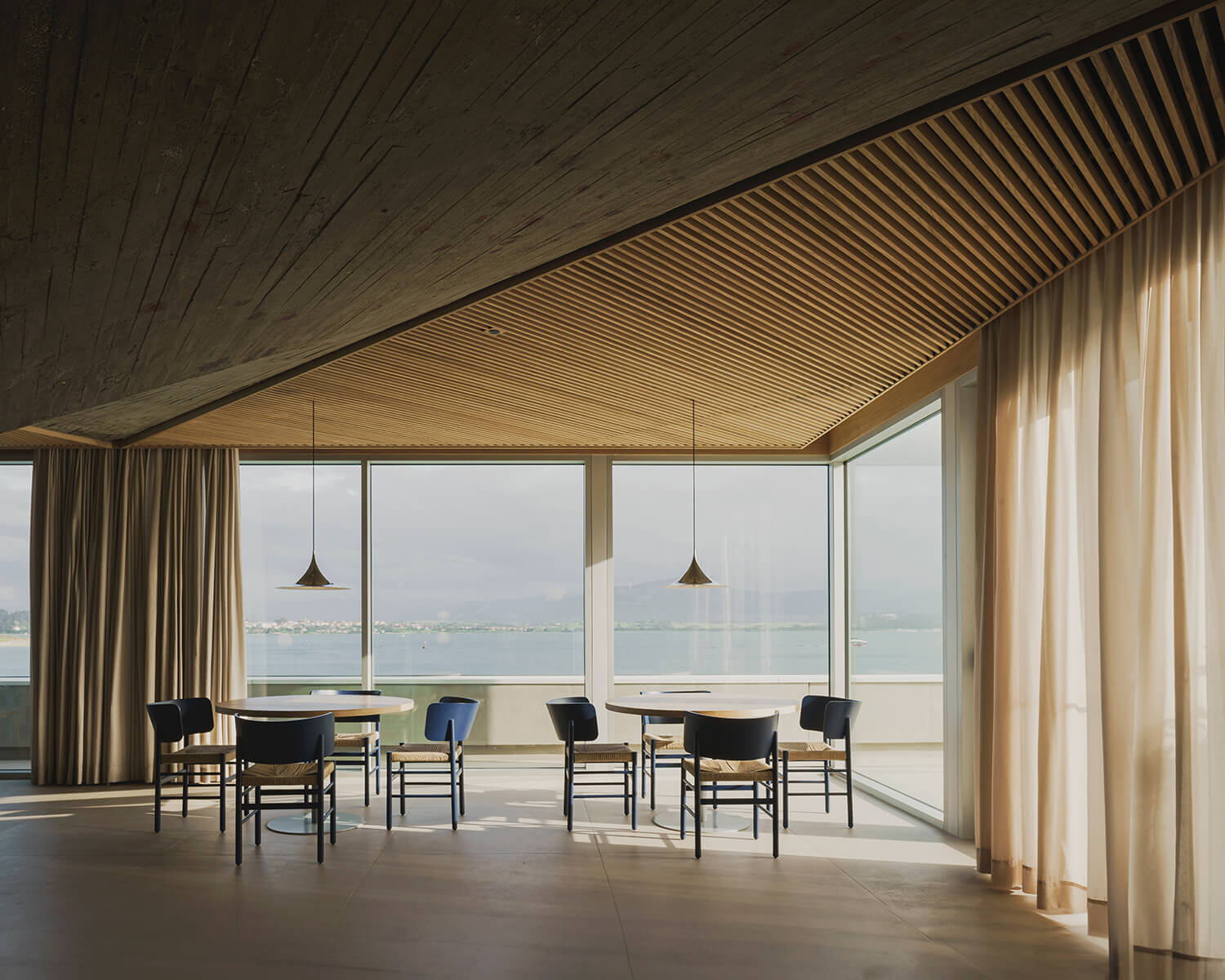 Restaurant overlooking the Bay of Santander