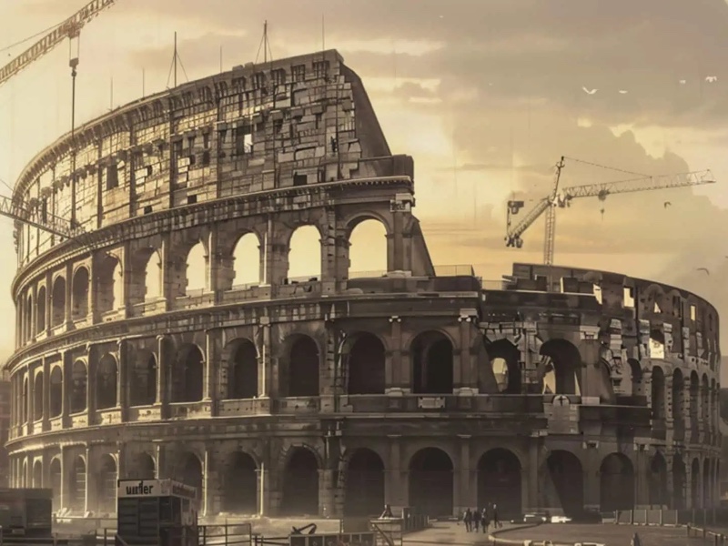 Unfinished Colosseum