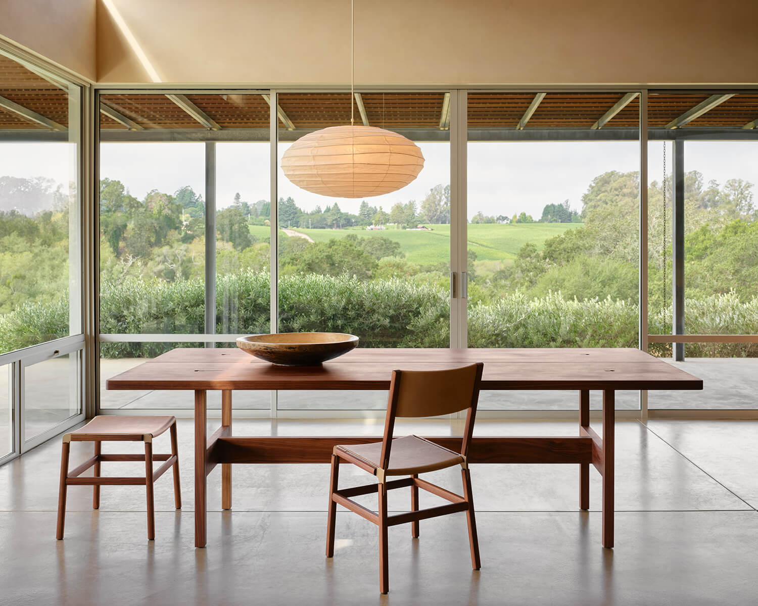 Keyhole Communal Table by Fyrn
