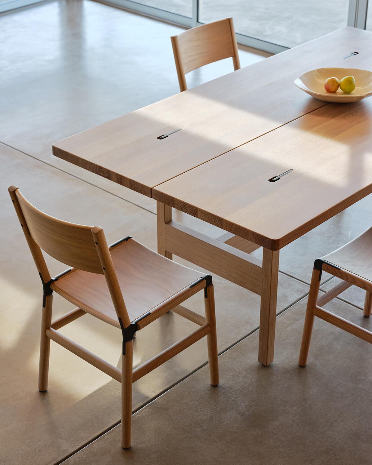 Keyhole Communal Table by Fyrn