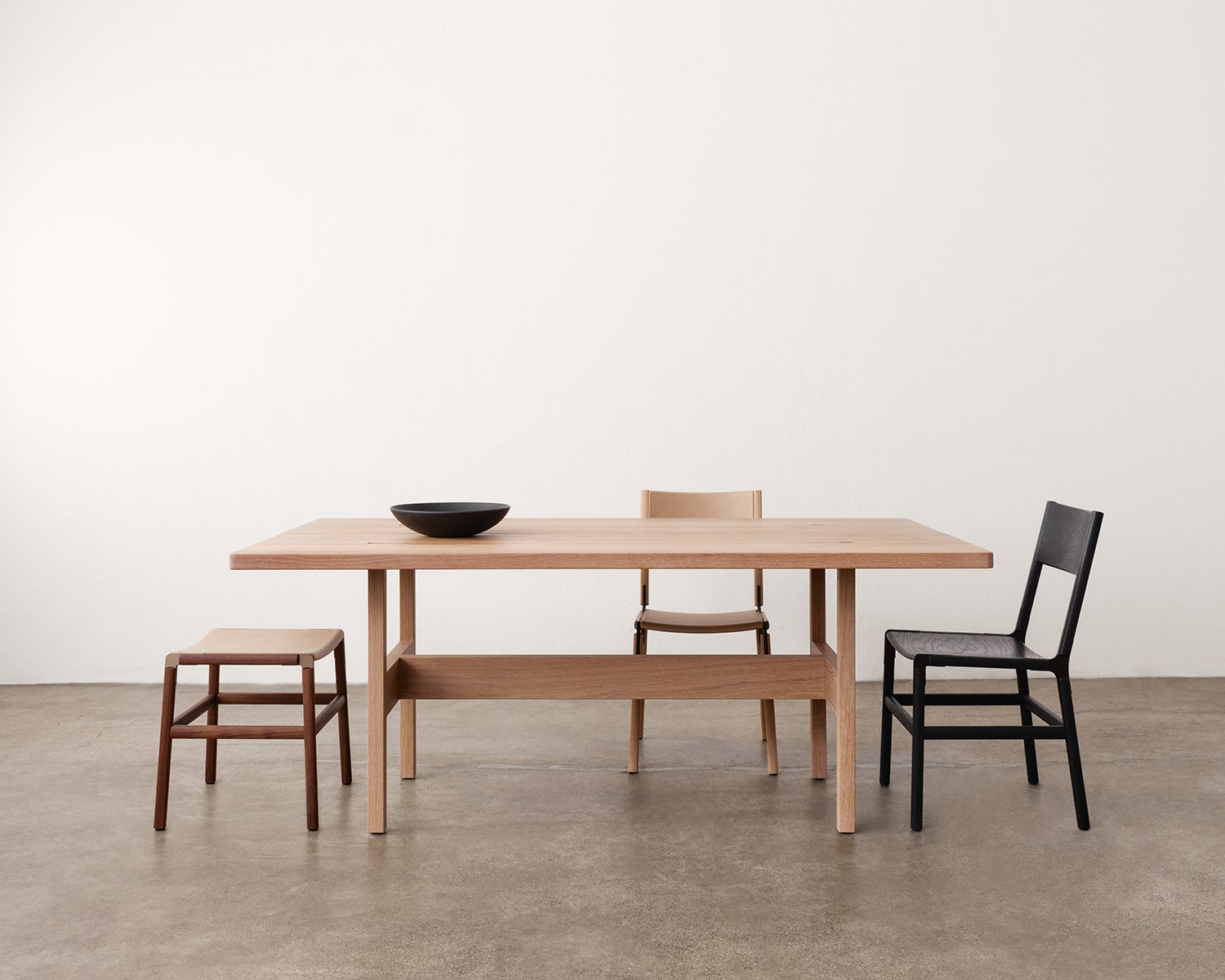 Keyhole Communal Table by Fyrn
