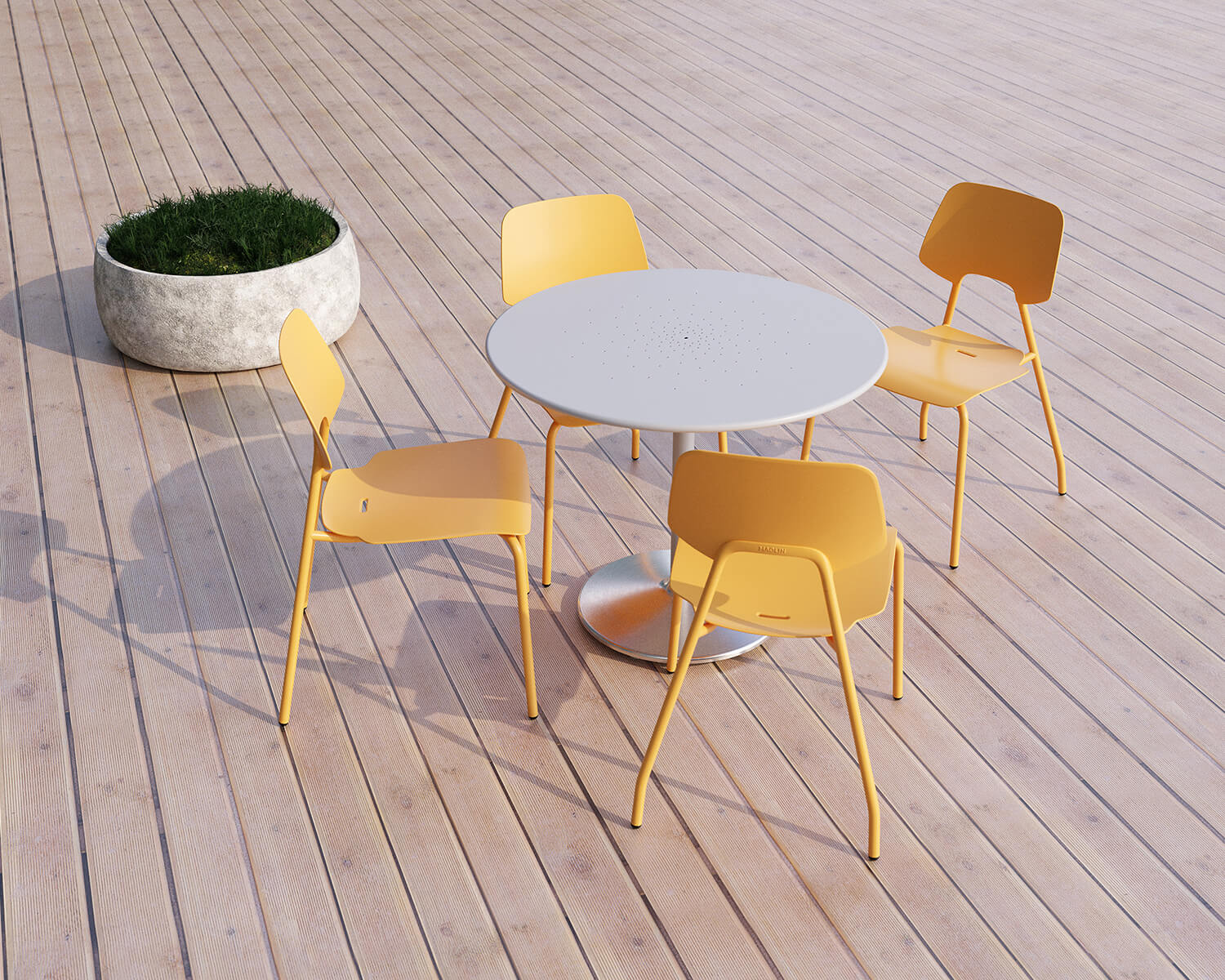 Aries Café Chairs by Maglin Site Furniture