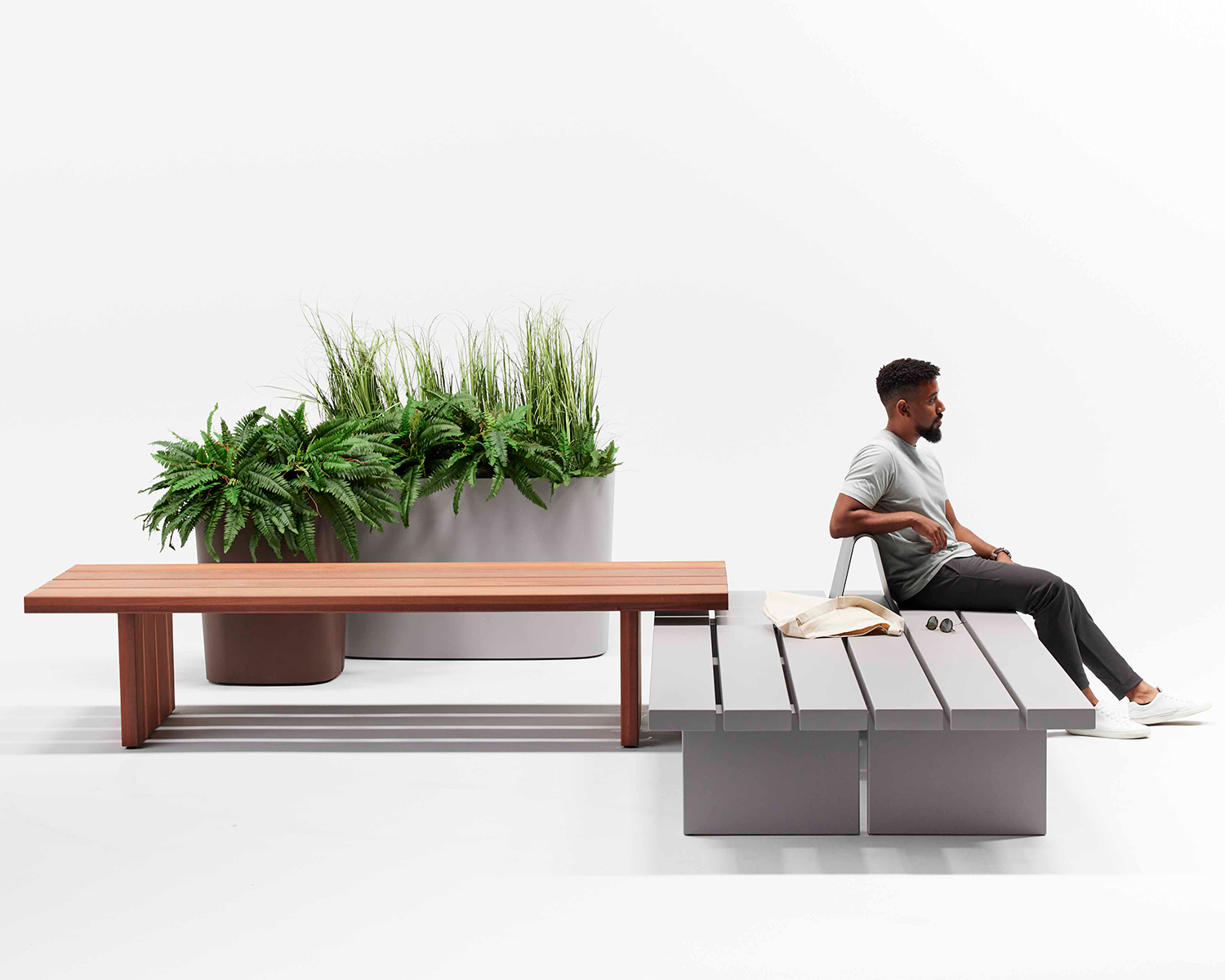 Plains & Pods System by Landscape Forms