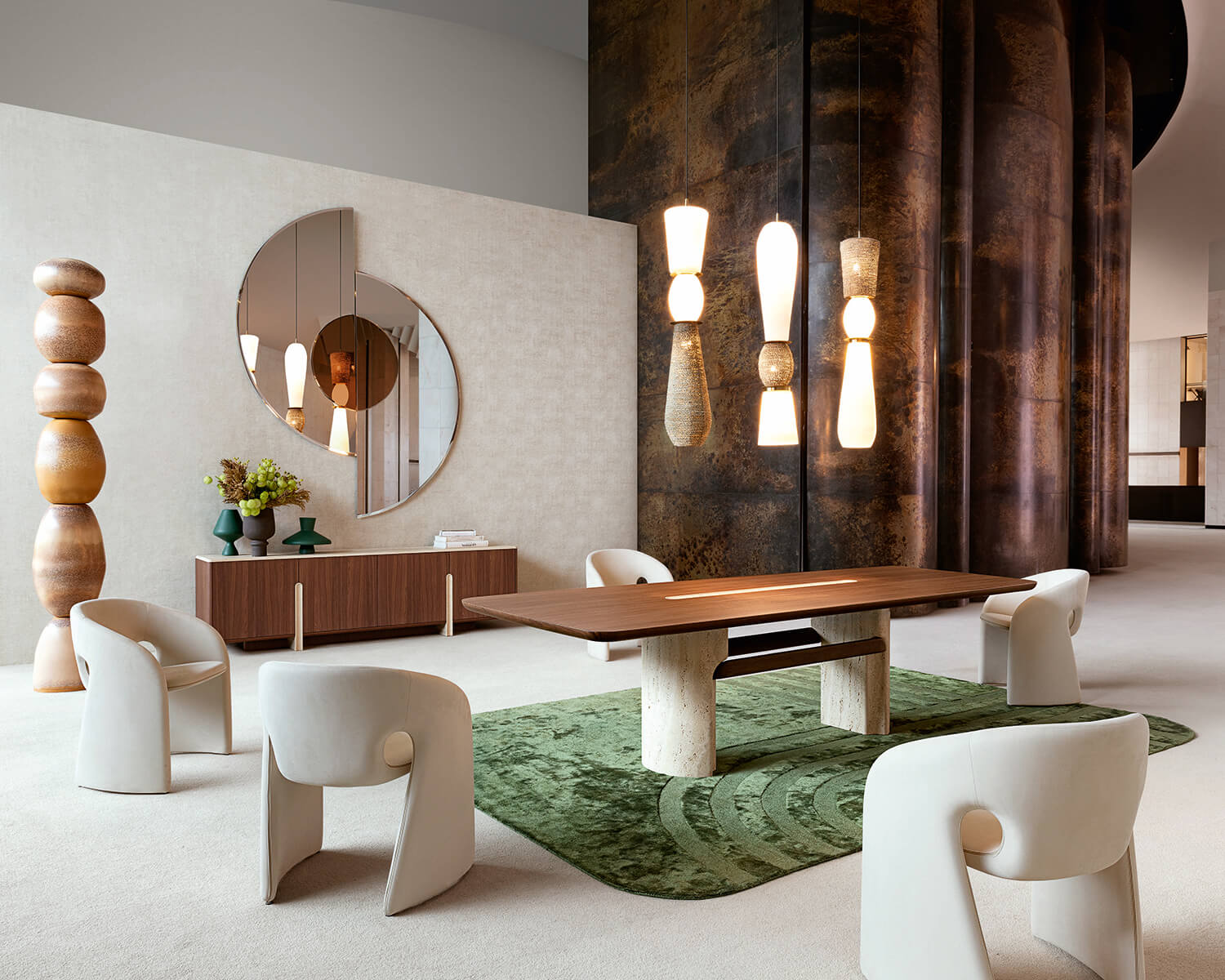 Palatine Dining Table by Roche Bobois