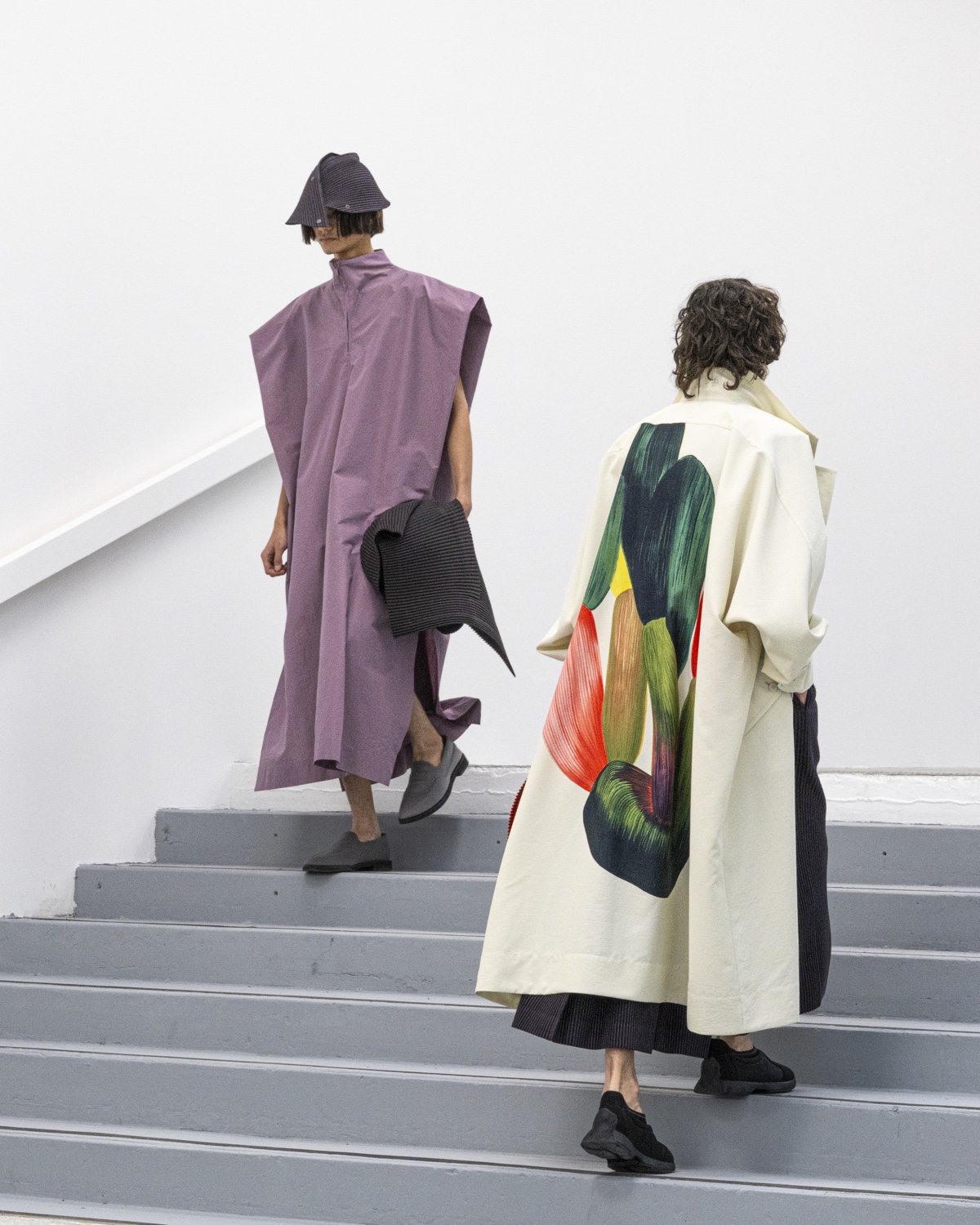 Ronan Bouroullec's Homme Plissé Issey Miyake, two models