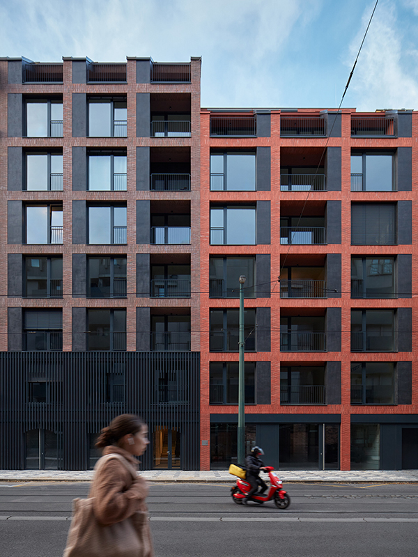 Iconik apartment building by edit! in Prague