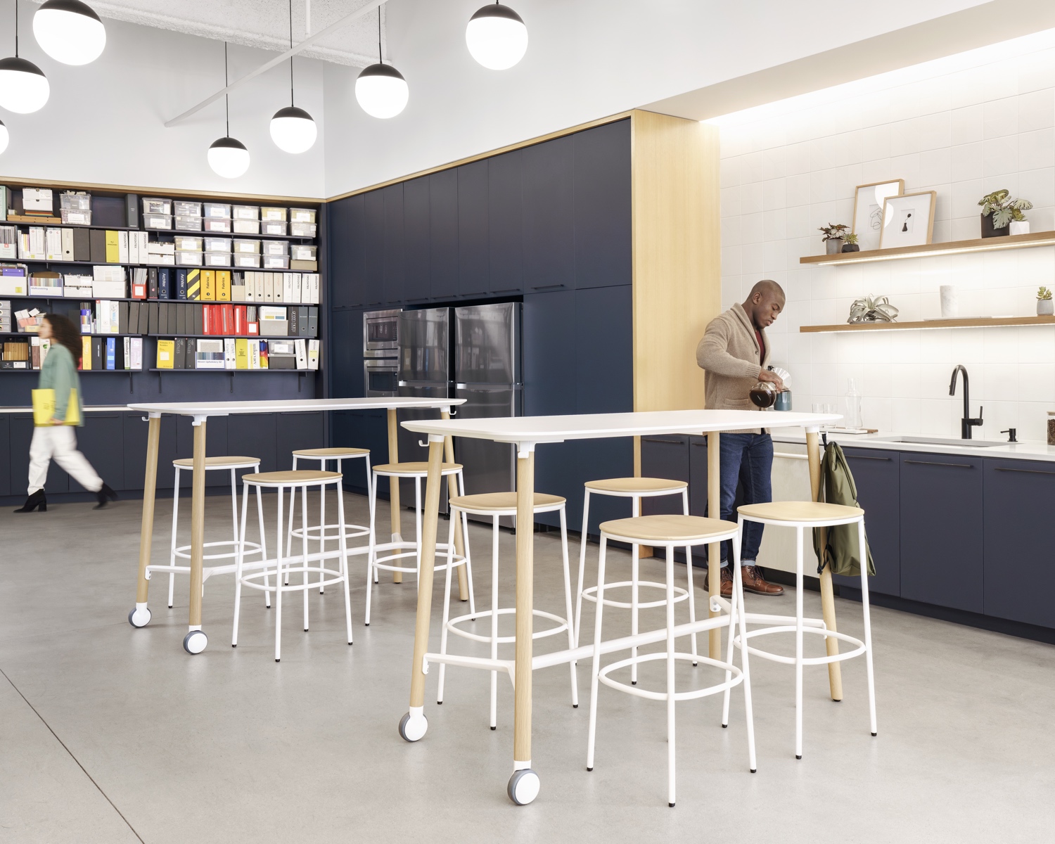 Bevy Mobile Tables by Spanish industrial designer Mario Ruiz for Studio TK