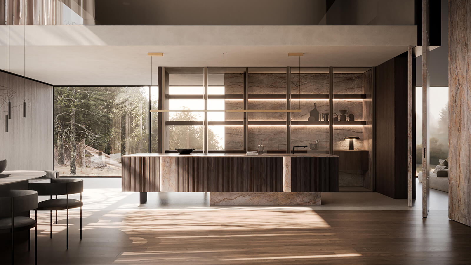 Vertical Groove kitchen system by Modulnova
