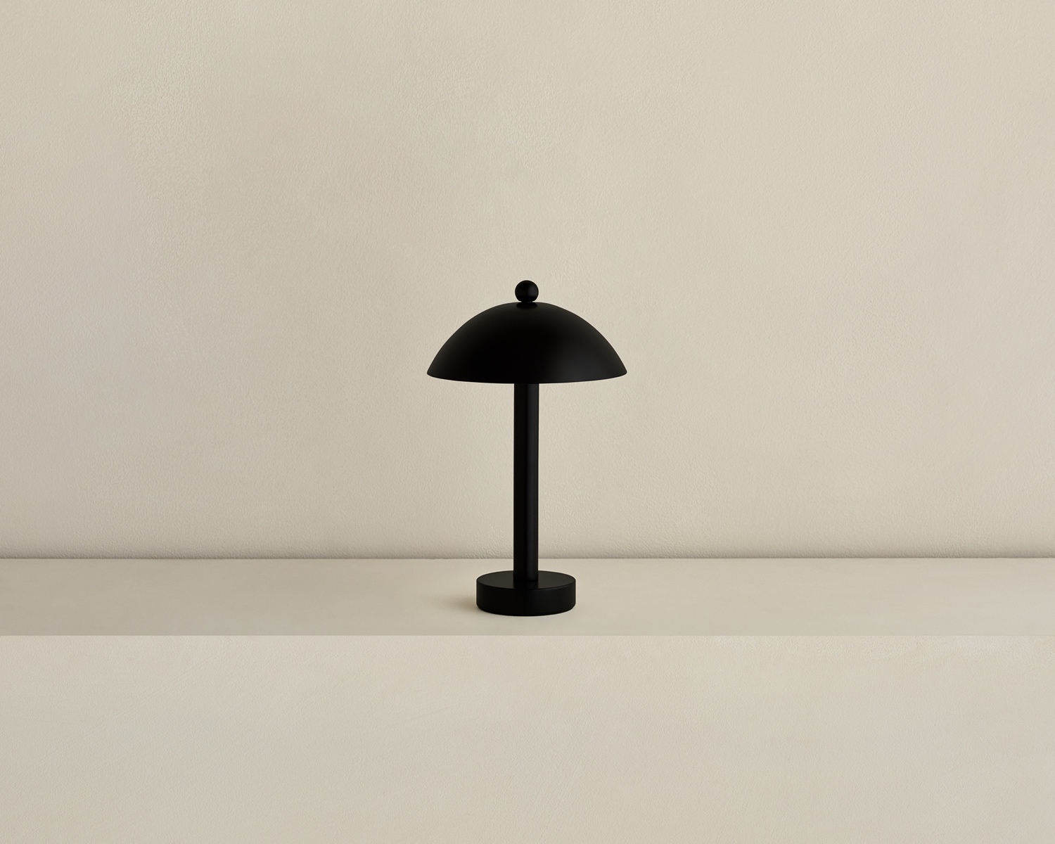 Black table lamp