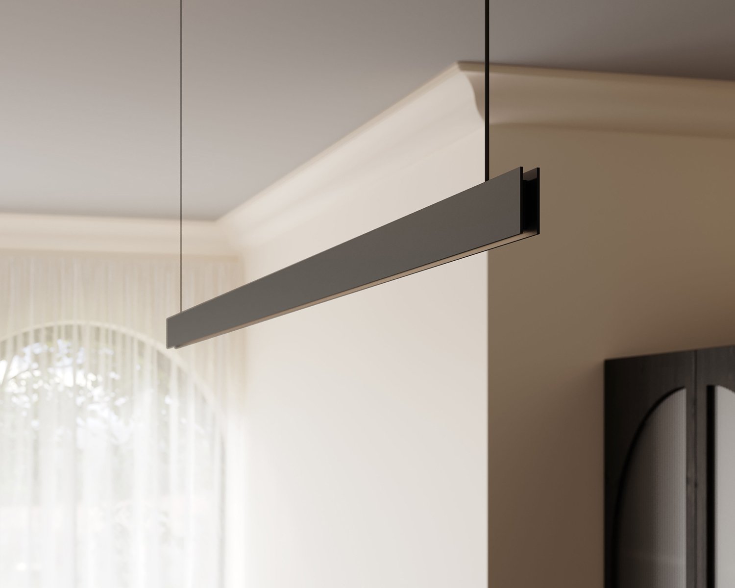Lithe 2-Sided Pendant by Sonneman