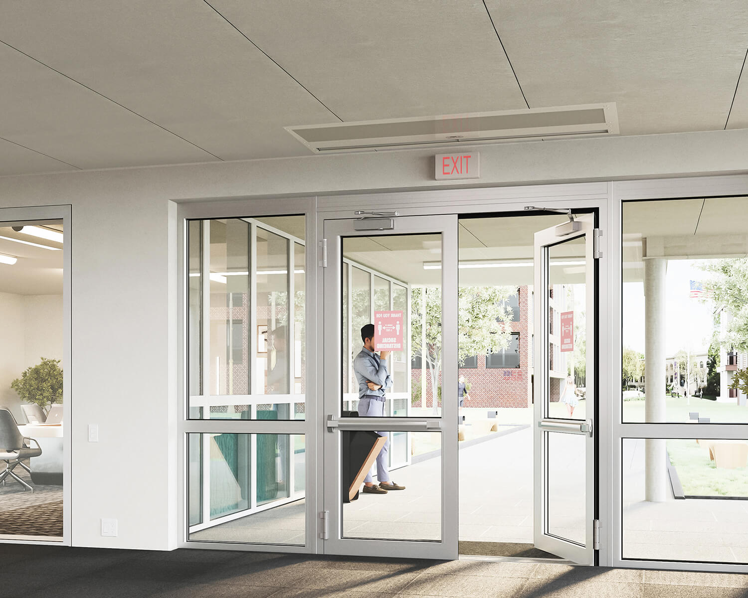 Architectural Recessed Air Curtain