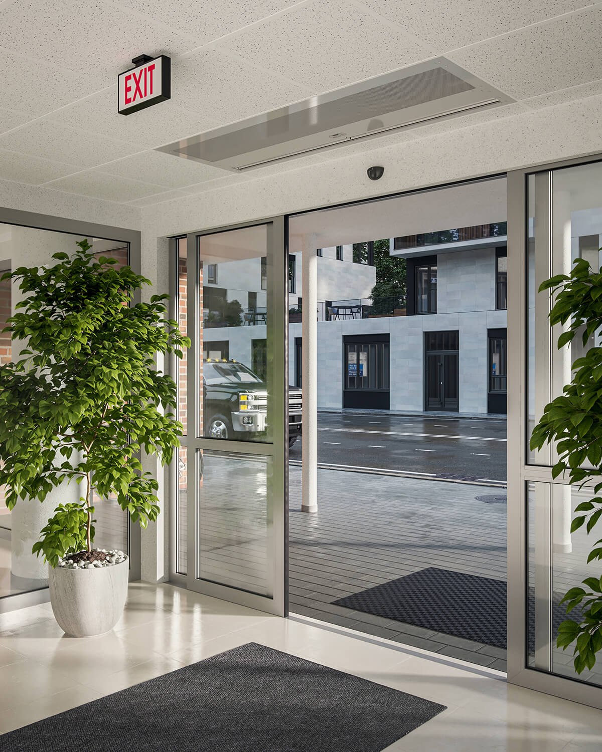 Architectural Recessed Air Curtain