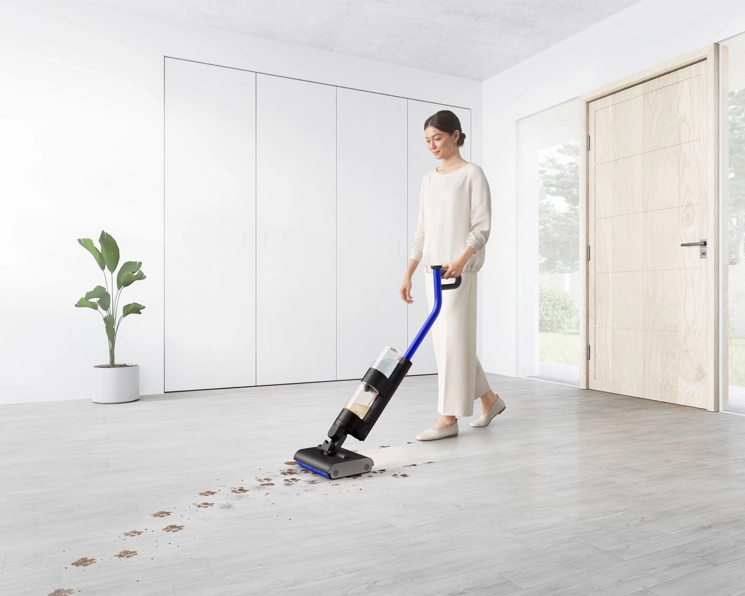 The Dyson WashG1 is Dyson's latest in floor-care technology