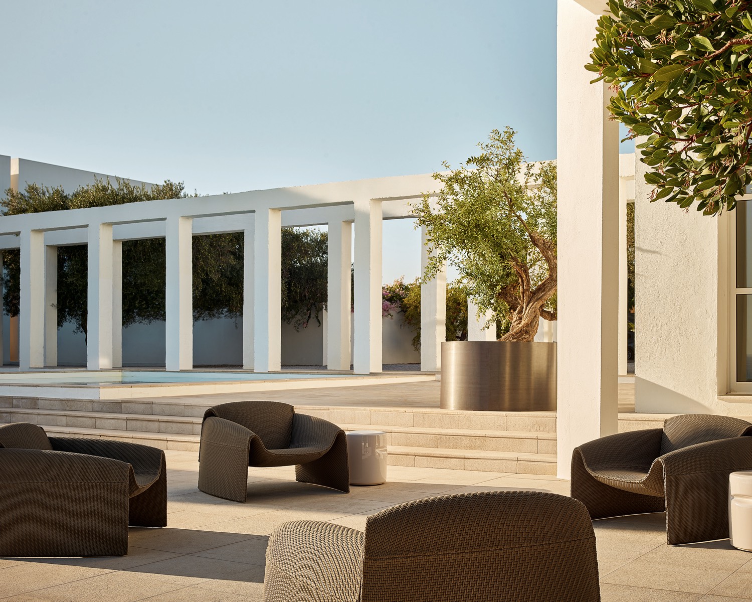 Le Club armchair by Jean-Marie Massaud for the Poliform Outdoor Collection