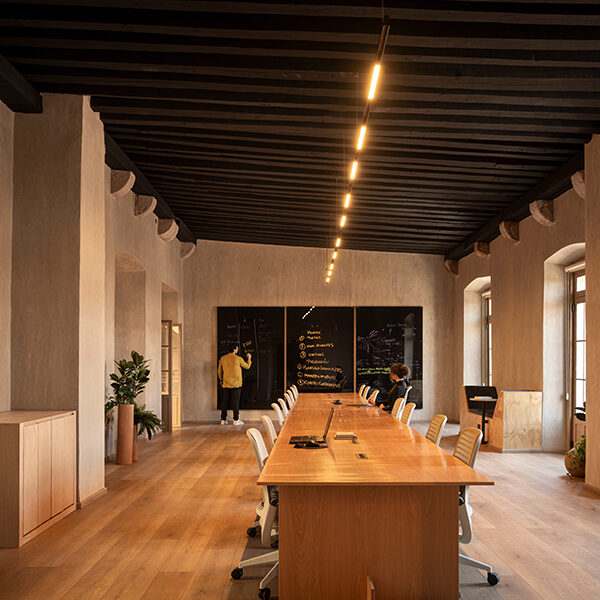 Conference room at Corporativo GO office in Morelia, Mexico