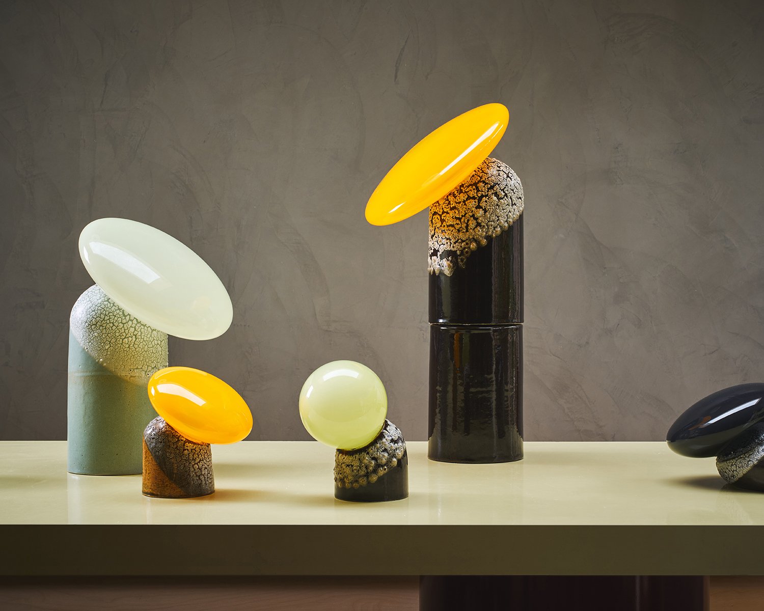 Meld lighting collection by Emma Louise Payne and Phoebe Stubbs