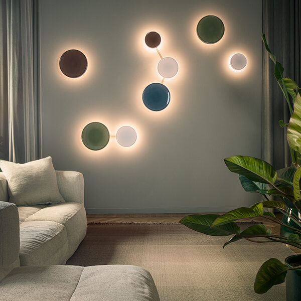 Caramel wall lights by Marset
