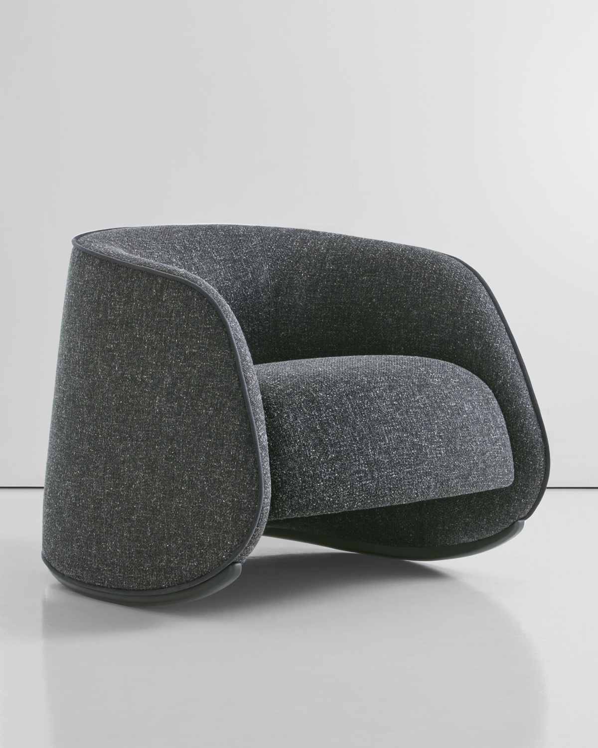 Grey rocking chair