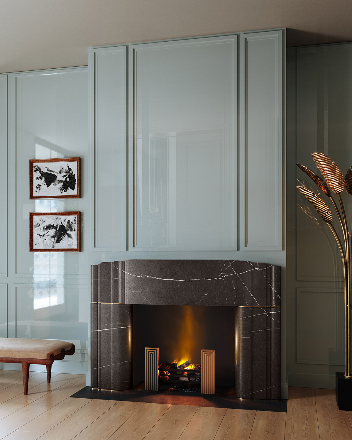Empire mantel by Pembrooke & Ives from Chesneys