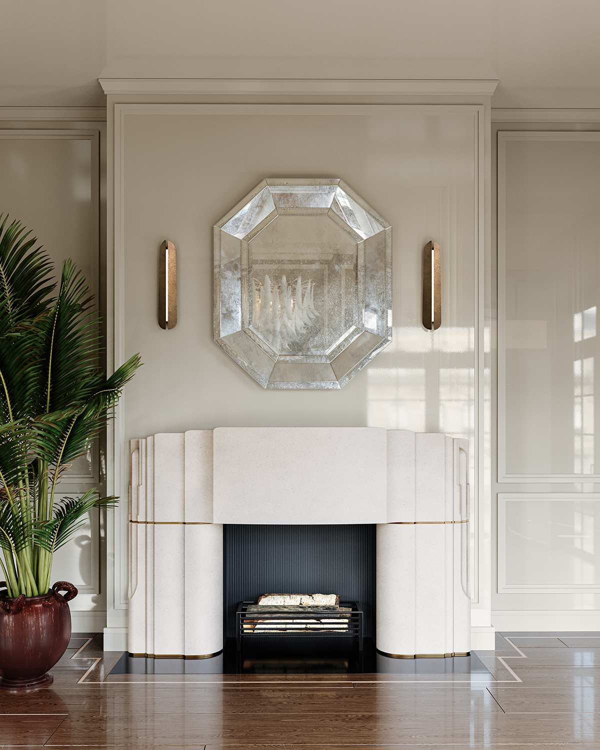 Empire mantel by Pembrooke & Ives from Chesneys