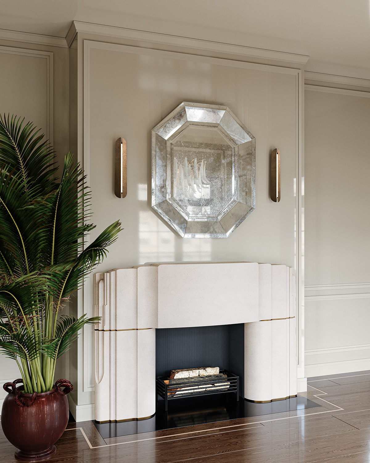 Empire mantel by Pembrooke & Ives from Chesneys
