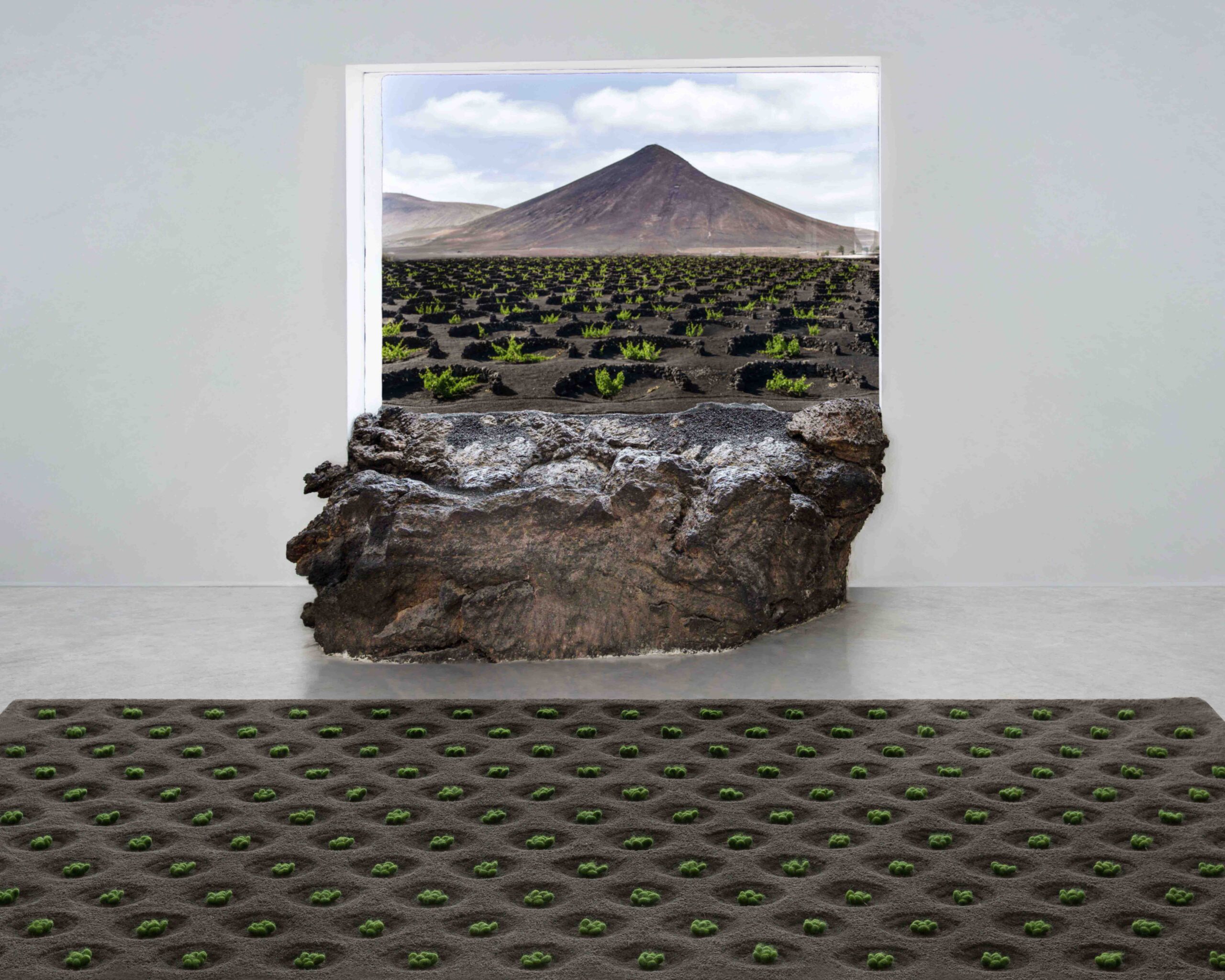 La Geria-Lanzarote tufted-wool rug from Gan