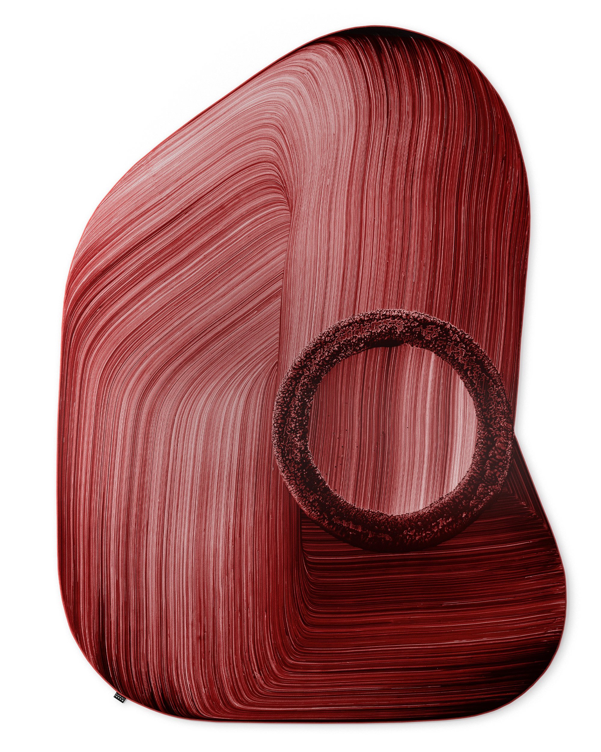 Big Scale Two rug in Red Wine from Moooi