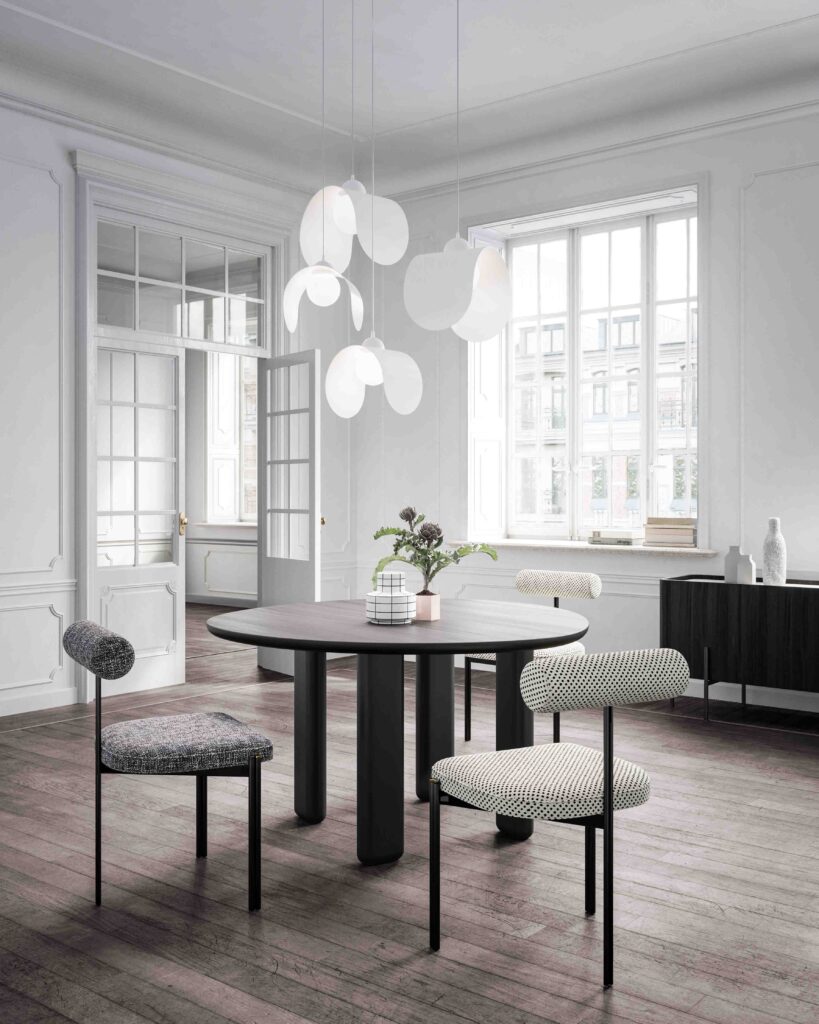 Caillou Chair and Dining Table from Liu Jo Living | Azure Magazine