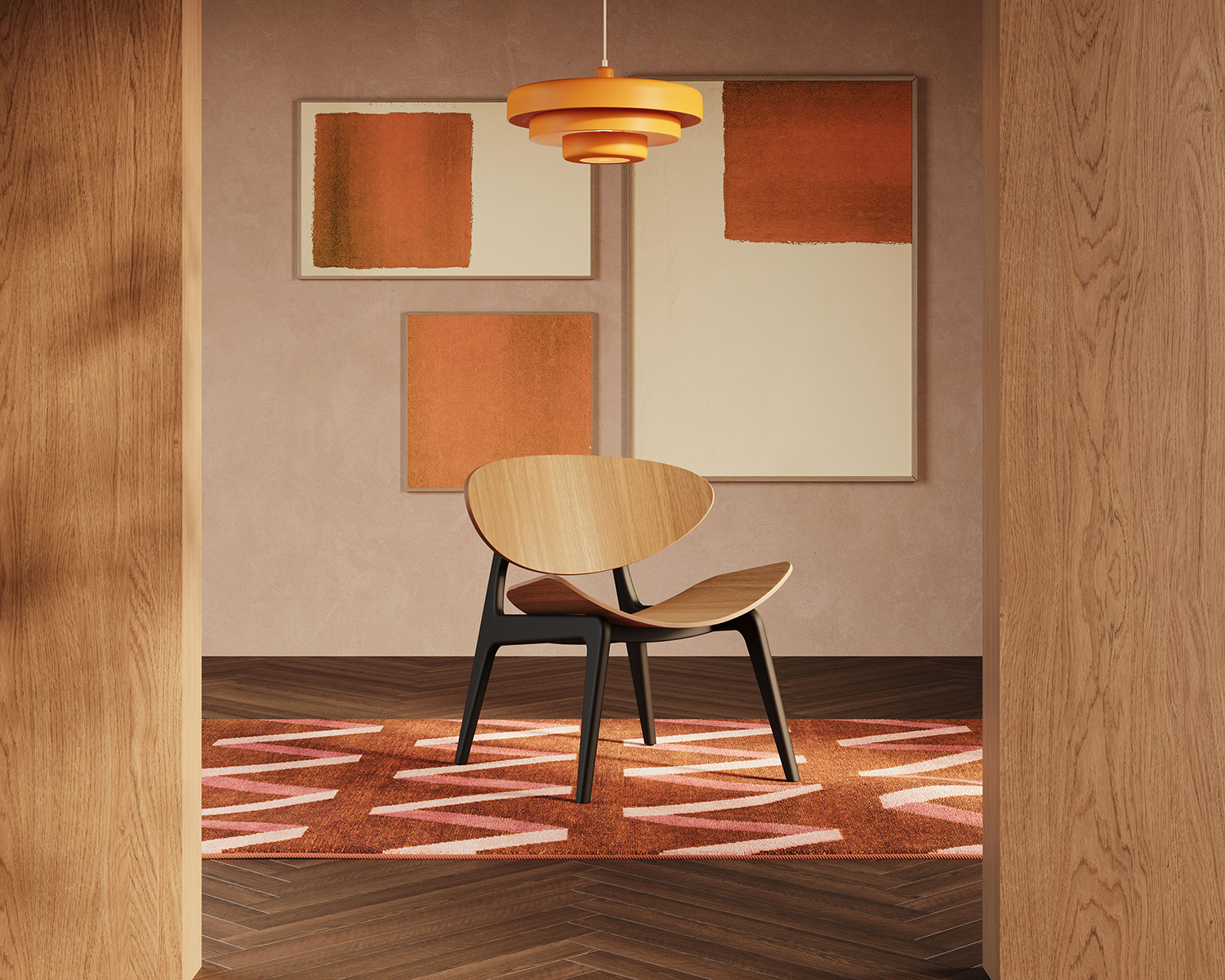 Kanu lounge armchair collection by Tomasz Augustyniak for Kusch+Co