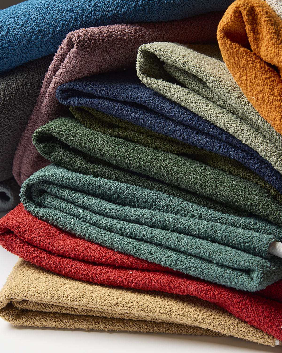 Five new soft and richly textured patterns from Supreen includes a tightly woven bouclé
