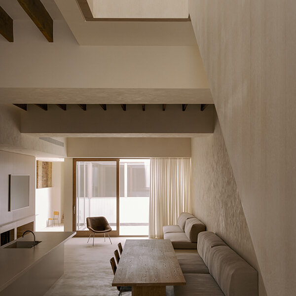 The living room in StudioAC's Junction Semi project