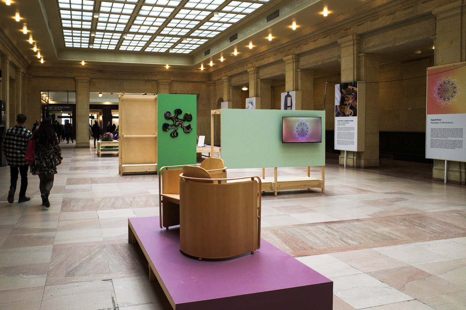 DesignTO exhibition Dwell on display in Toronto's Union Station.