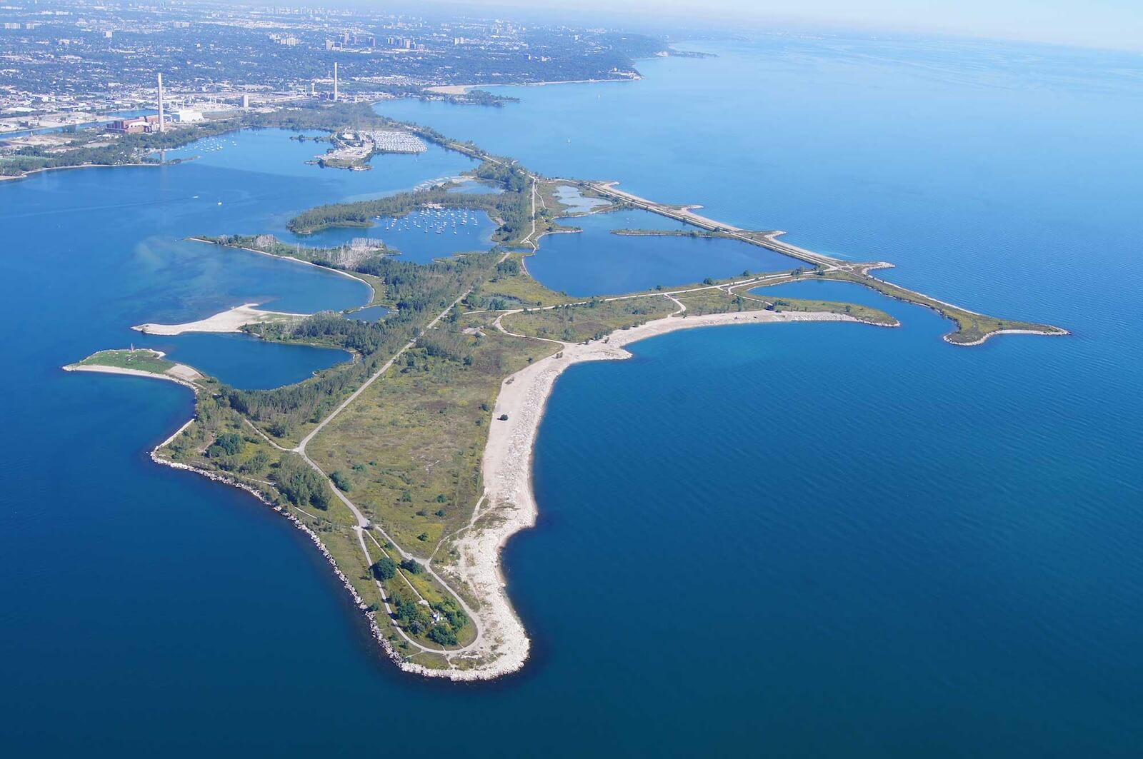 CDF or confined disposal facility at Toronto's Tommy Thompson park