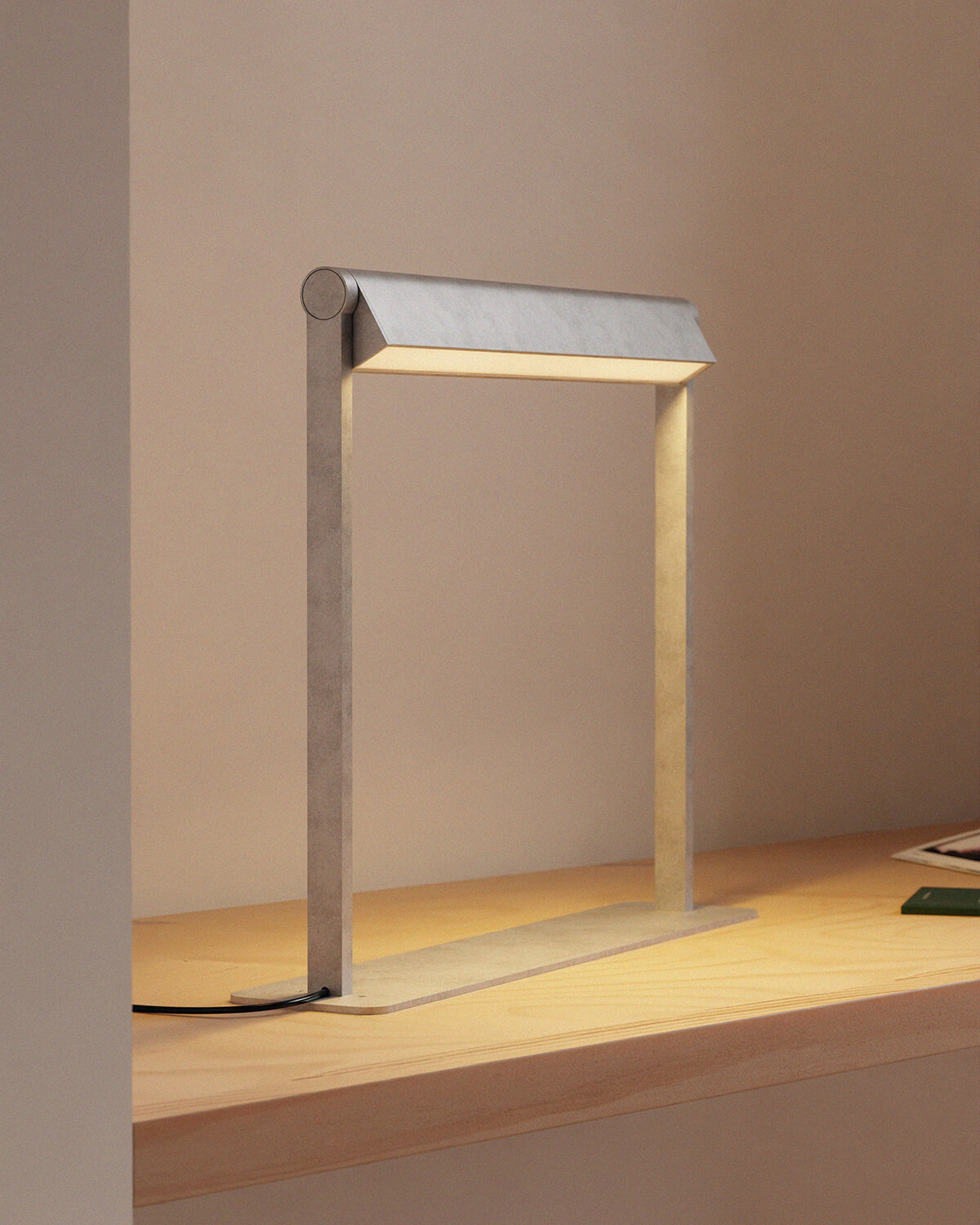 Ipoli geometric table lamp by Lambert & Fils