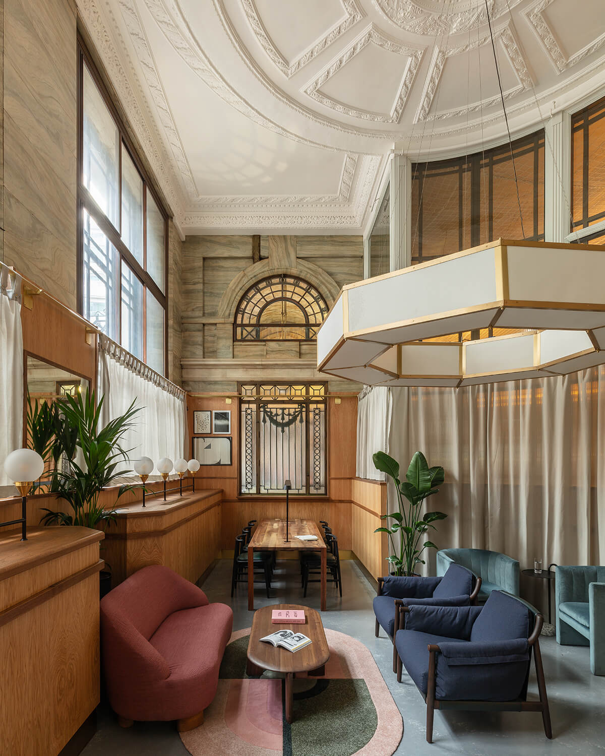 Lobby of Gracechurch Street Hotel in London
