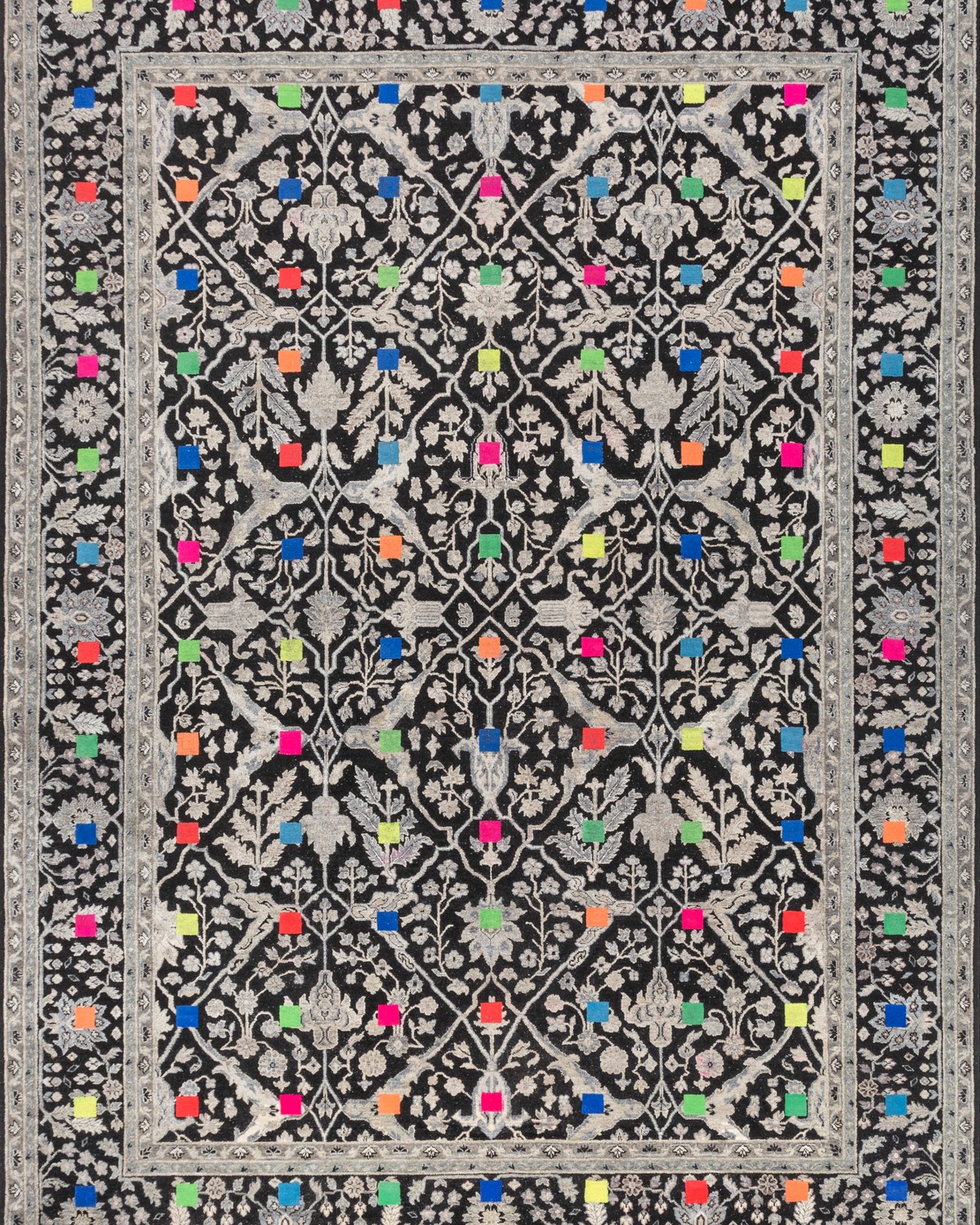 Squares from the Playing With Tradition collection by Jaipur Rugs