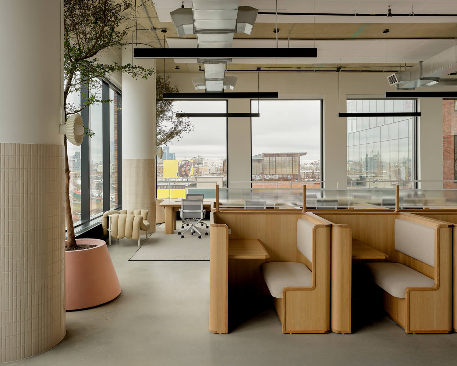amika HQ in Brooklyn, designed by CIVILIAN