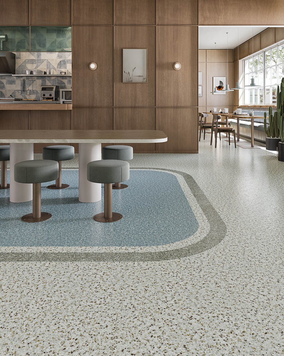 Victory Mineral Chip LVT flooring by Tarkett