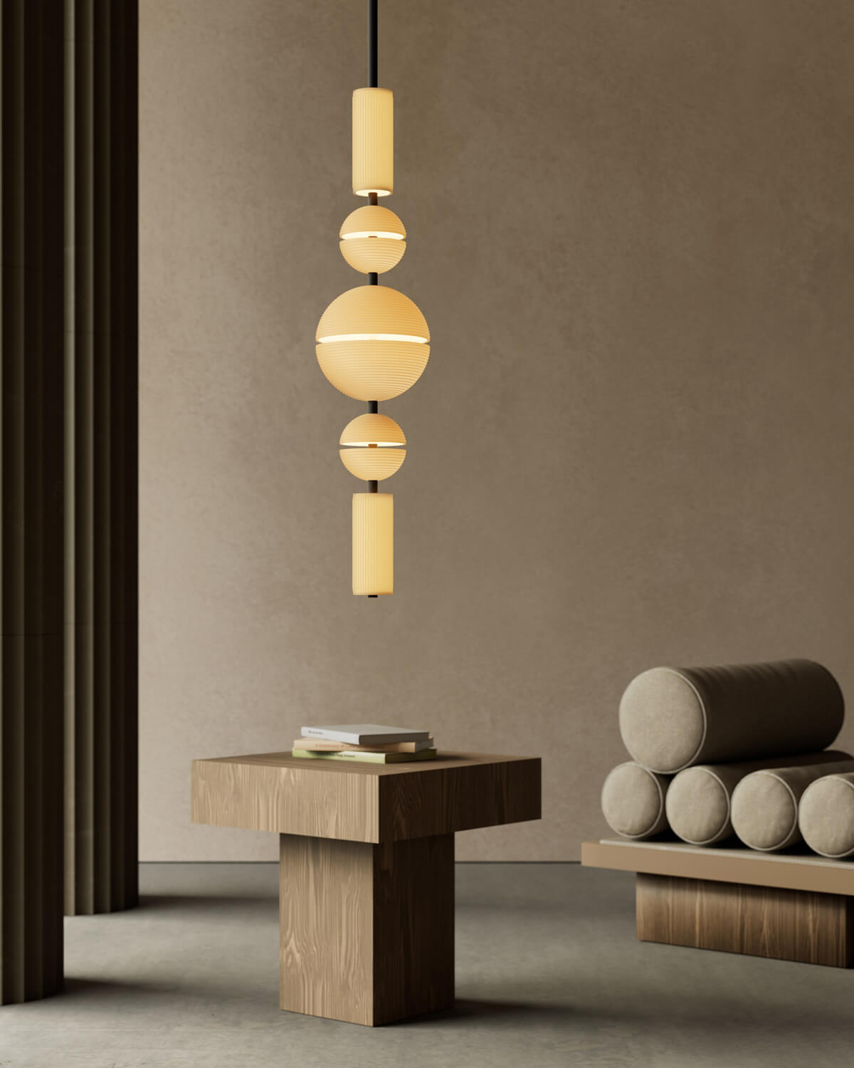 Cascade light designed by Lee Broom for Lladró