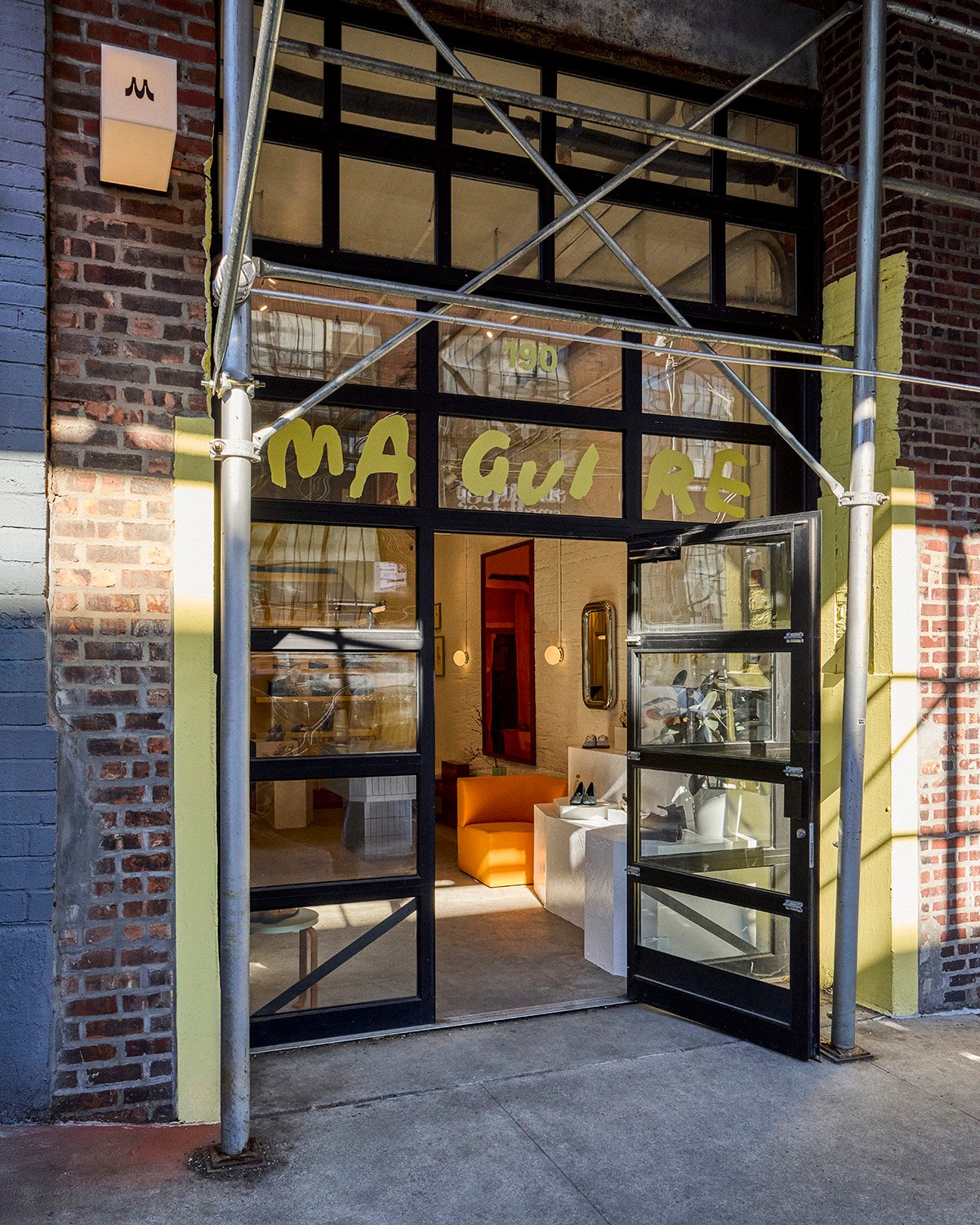 A Brooklyn Shoe Store Built on Bold Colour
