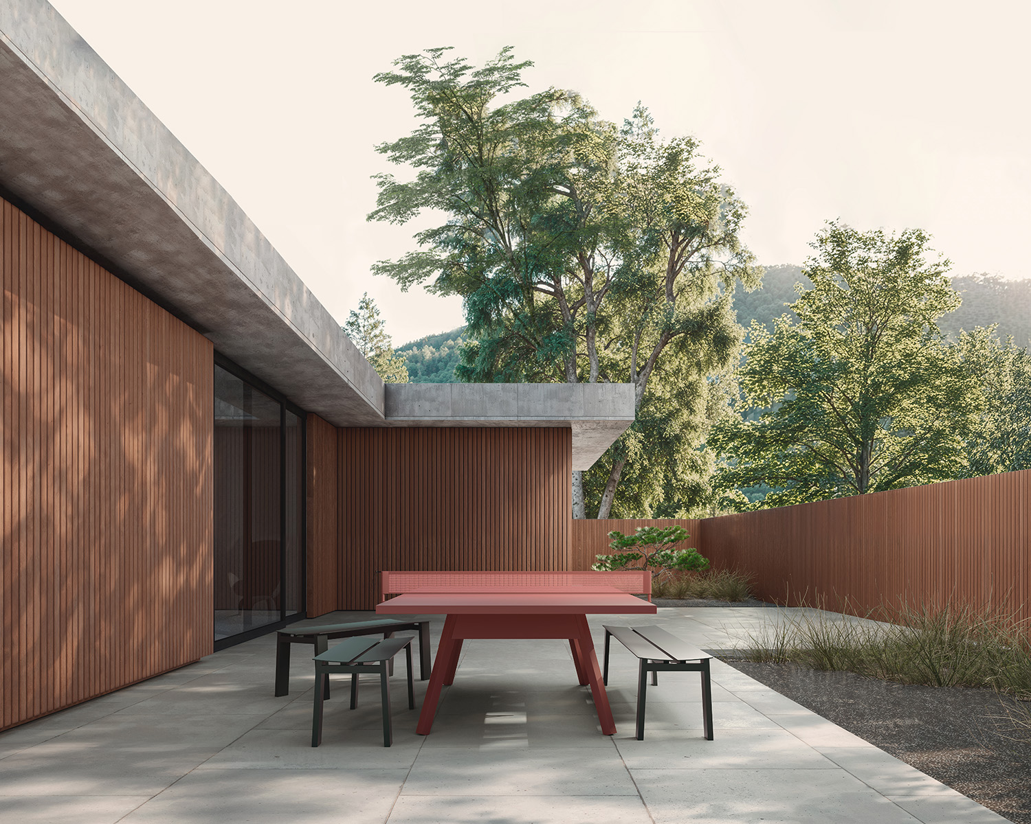 The Seu bench collection from RS Barcelona is made from lightweight yet durable aluminum